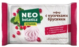 ЗФР Зефир Neo-botanica Vitamin с кусочками брусники 250гр 1/8