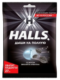 Холс ПАКЕТ экстра ментол 67гр 1/20