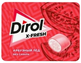 ЖР Дирол ИКСФРЕШ 16гр 8/12 арбузный лед