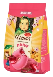 ПЧН ПОНЧ АЛЕНКА вишневая начинка 150гр 1/15