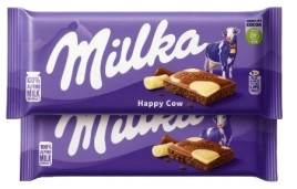 ПЛИТКА Милка ХэппиКоу 90гр 1/24