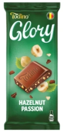 ПЛИТКА TODINO молочный шоколад GLORY 75гр 6/24 с фундуком