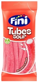 МРМ Фини Палочки Клубника в сахаре Кислые (Fini Tubes Sour) 90г 1/12