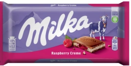 ПЛИТКА Милка вишневый крем 100гр 1/22