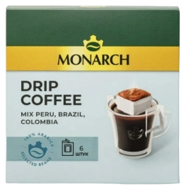 КОФЕ MONARCH ДРИП 1/6 66гр Бразилия