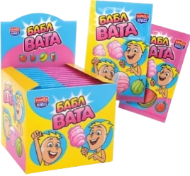 ЖР СЛАДКАЯ БАБЛ ВАТА ассорти 5гр 12/24