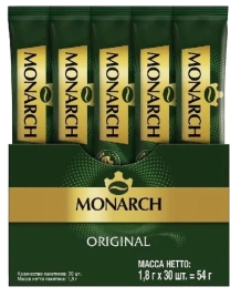 КОФЕ MONARCH стик 20/30 1,8гр