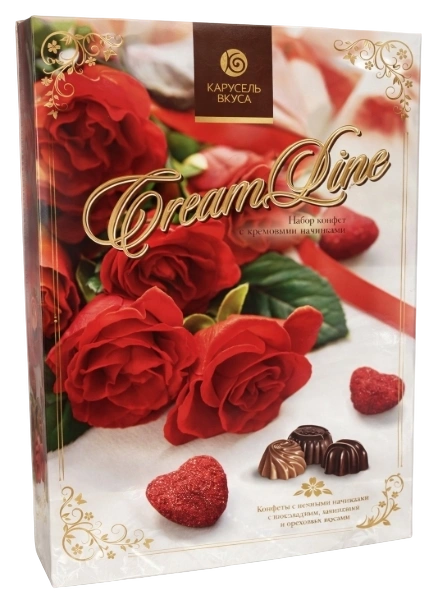 НШК Карусель вкуса КРЕМЛАЙН 150гр 1/10 КРАСНЫЕ РОЗЫ фото 1