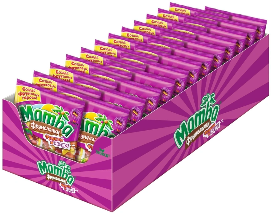 МРМ мамба фрукты йогурт 140гр 1/14 макси сайз!!! фото 1