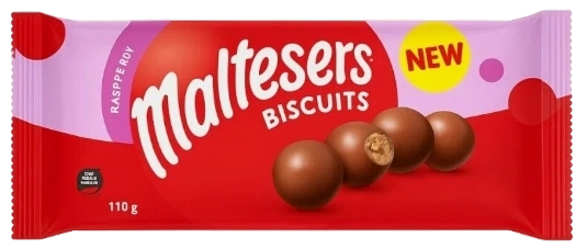 ПЧН СЕКРЕТ Мальтизерс Бисквит 110гр 1/14 МАЛИНА фото 1