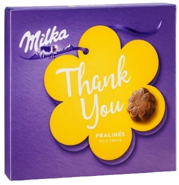 НШК Милка КОНФЕТЫ КОРОБКА 110гр 1/10 спасибо фото 1