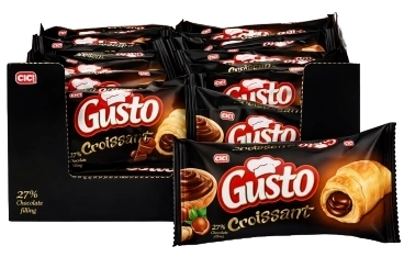 ПЧН ГУСТО КРУАССАН с шоколадно-ореховым кремом 40гр 4/20 фото 1