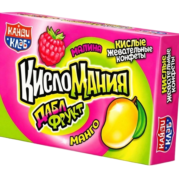 ЖК КИСЛОМАНИЯ ДАБЛФРУКТ 14гр 12/30 малина и манго фото 1