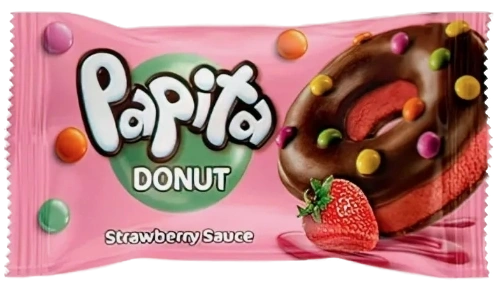 ПЧН Шоколадный пончик Солен Папита КЛУБНИКА, 40 г, 6/24 фото 1