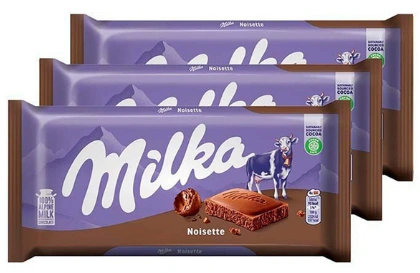 ПЛИТКА Милка НУССЕТ 90гр 1/25 фото 1