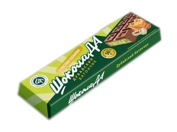 ШБ с молочной начинкой ШокоЛада 50гр 12/20 Дубайский шок фото 1