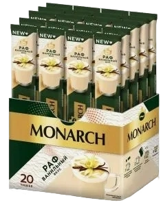 КОФЕ MONARCH 3В1 РАФ ванилла 10/20 15гр фото 1