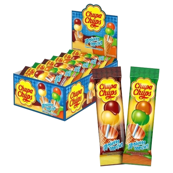 ЛЕД Чупа-Чупс ДВОЙНАЯ ПОРЦИЯ 12/24 два вкуса фото 1
