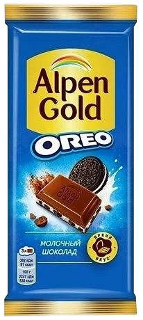 ПЛИТКА АльпГолд 85гр. ОРЕО 1/19 фото 1