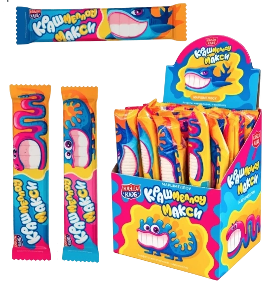 ЗФР Маршмеллоу КРАШМЕЛЛОУ МАКСИ тутти-фрутти 20г 12/30 фото 1