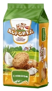 ПЧН КОРОВКА ПАКЕТ овсяное КОКОС 152гр 1/12 фото 1