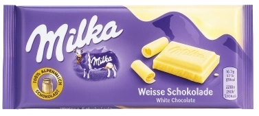 ПЛИТКА Милка Вайт 90гр 1/24 фото 1