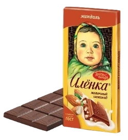 ПЛИТКА Аленка 75гр 6/16 с МИНДАЛЕМ НОВИНКА фото 1