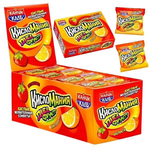 ЖК КИСЛОМАНИЯ ДАБЛФРУКТ 14гр 12/30 апельсин клубника фото 1