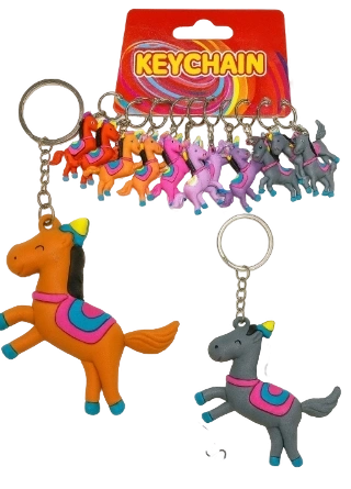 ЛЕТО брелок ЛОШАДКА МИКС4 1/12 СМГ 1494420 фото 1