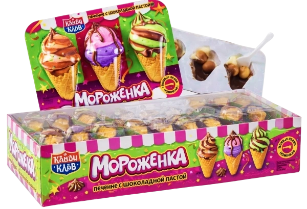 ШКФ МОРОЖЕНКА ПЕЧЕНЬЕ 9гр 12/30 фото 1