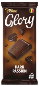ПЛИТКА TODINO молочный шоколад GLORY 75гр 6/24 темный фото 1