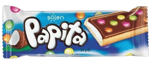 ПЧН Печенье Солен Папита с молочным шоколадом, КОКОС 33 г  6/24 фото 1