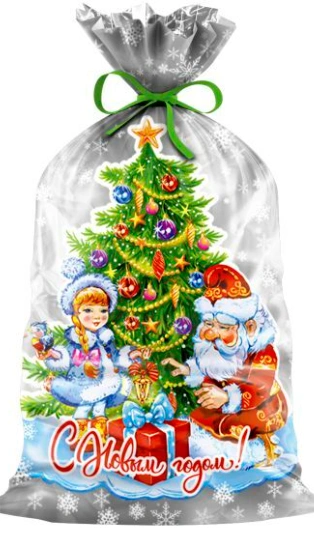 ПП 2540 Утренник 25х40 см подарочный 20/100 состав: только пакет, без подарка и ленты фото 1