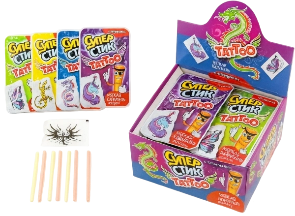 ЛЕД МЯГК КАРАМЕЛЬ СУПЕР СТИК с ТАТУ 5гр 12/40 фото 1