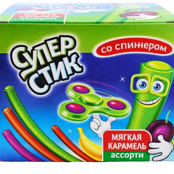 ЛЕД МЯГК КАРАМЕЛЬ СУПЕР СТИК со спиннером 5гр 12/30 фото 1