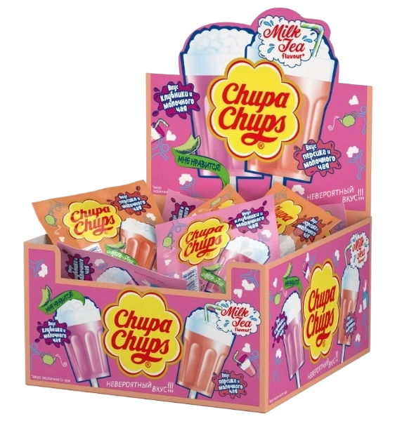 ЛЕД Чупа-Чупс Молочный чай 8/45 15гр фото 1