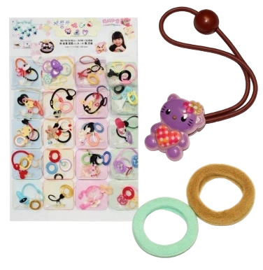 ЛЕТО ДЛЯ ДЕВОЧЕК резинки для волос 1/20 фото 1