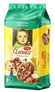 ПЧН АЛЕНКА сдобное ФУНДУК ОРЕХ КАКАО НАЧИНКА 200гр 1/12 фото 1