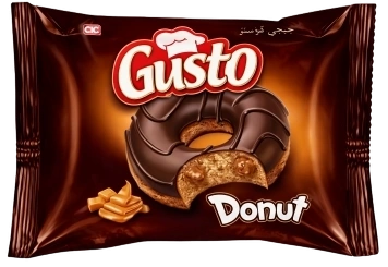 ПЧН ГУСТО ДОНАТ КАРАМЕЛЬ пончик 35гр 6/24 фото 1