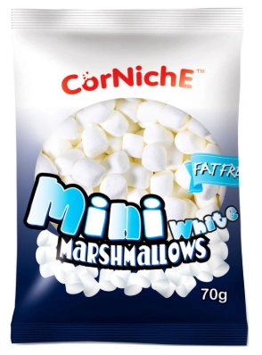 ЗФР МАРШМЕЛЛОУ Белый МИНИ КОРНИШ 70гр №8582 1/24 фото 1