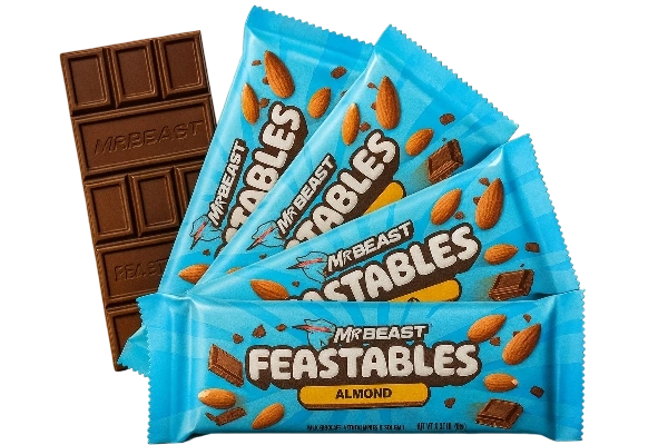 ПЛИТКА Мистер БИСТ алмонд 60гр 18/10 фитсблс миндаль фото 1