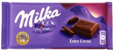 ПЛИТКА Милка экстра какао 90гр 1/25 фото 1