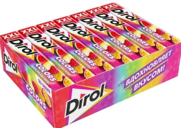 ЖР Дирол ХХЛ 19гр 24/18 фруктовых вкусов ХХЛ фото 1