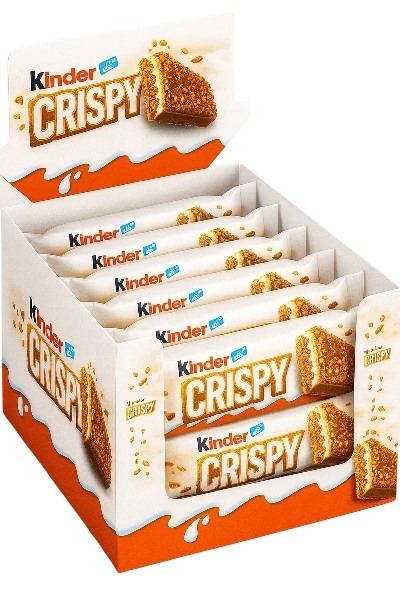 КИНДЕР вафель КРИСПИ шоколадно ореховый 34гр 1/14 фото 1