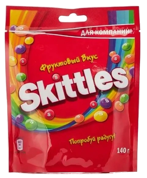 ЖК Скиттлз 140гр. 1/20 (МАКСИ Фрукты) 1/20 фото 1