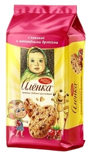 ПЧН АЛЕНКА с клюквой и шоколадными дропсами 140гр 1/12 фото 1