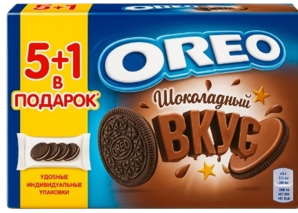 ПЧН ОРЕО 228гр шоколад 1/12 фото 1