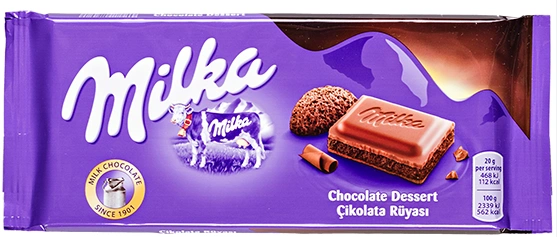 ПЛИТКА Милка Десерт Шоколад 100гр 1/22 фото 1