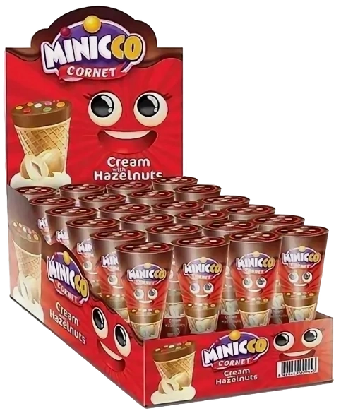 ПЧН МИНИКО РОЖОК ореховый крем 25гр 6/24 фото 1