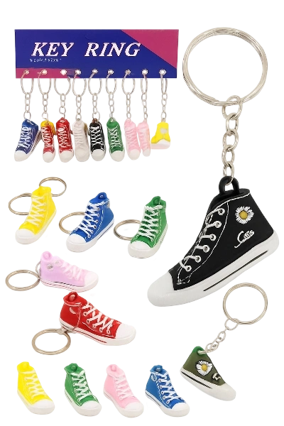 ШКОЛА25 брелок КРОССЫ БОЛЬШИЕ МИКС 2 на листе 100/12 фото 1